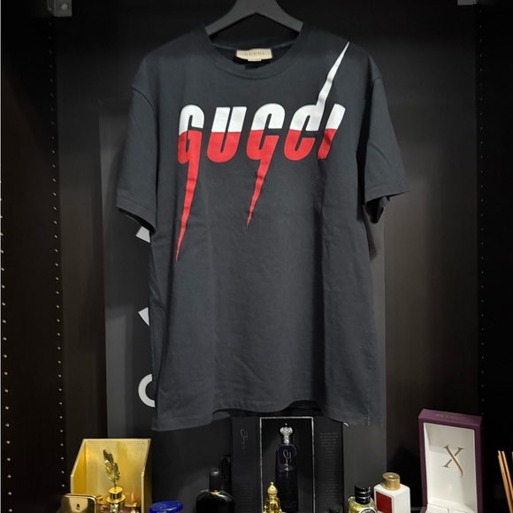 Authentic Gucci Blade Print Tshirt M - Picture 2 of 6